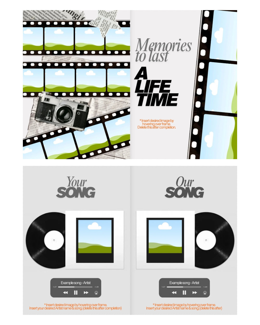 B&W Birthday Mag Template