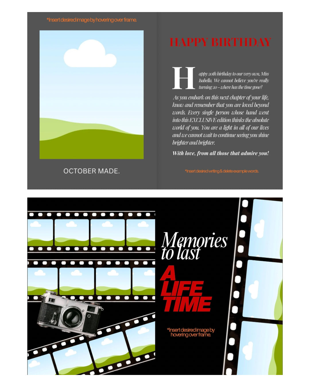 B&R Birthday Mag Template